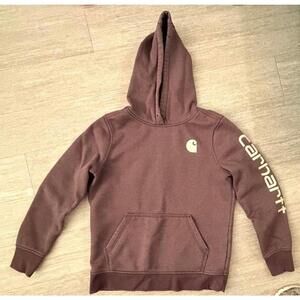 Carhartt Relaxed Fit Hoodie Sweatshirt Medium (blackberry heather)
